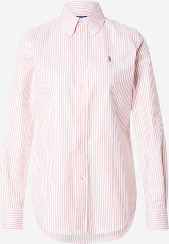 Camicia da donna di Polo Ralph Lauren in rosa: frontale