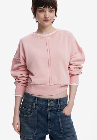 Sweat-shirt Desigual en rose