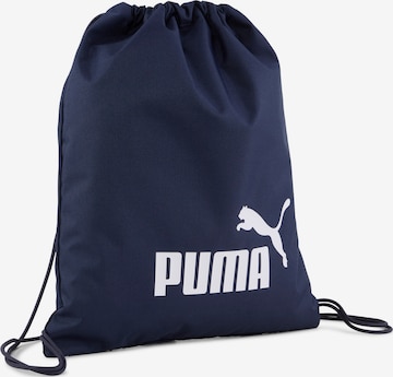PUMA Athletic Gym Bag in Blue: front