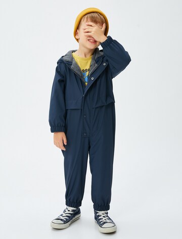 Koton Jumpsuit 'Anorak' in Blau: Vorderseite