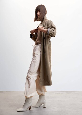 MANGO Tapered Hose 'Teo' in Beige