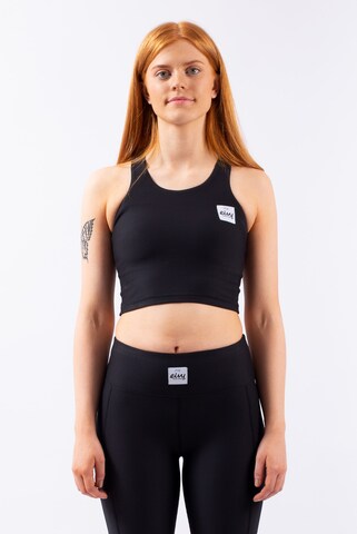 Haut de sport Eivy en noir : devant