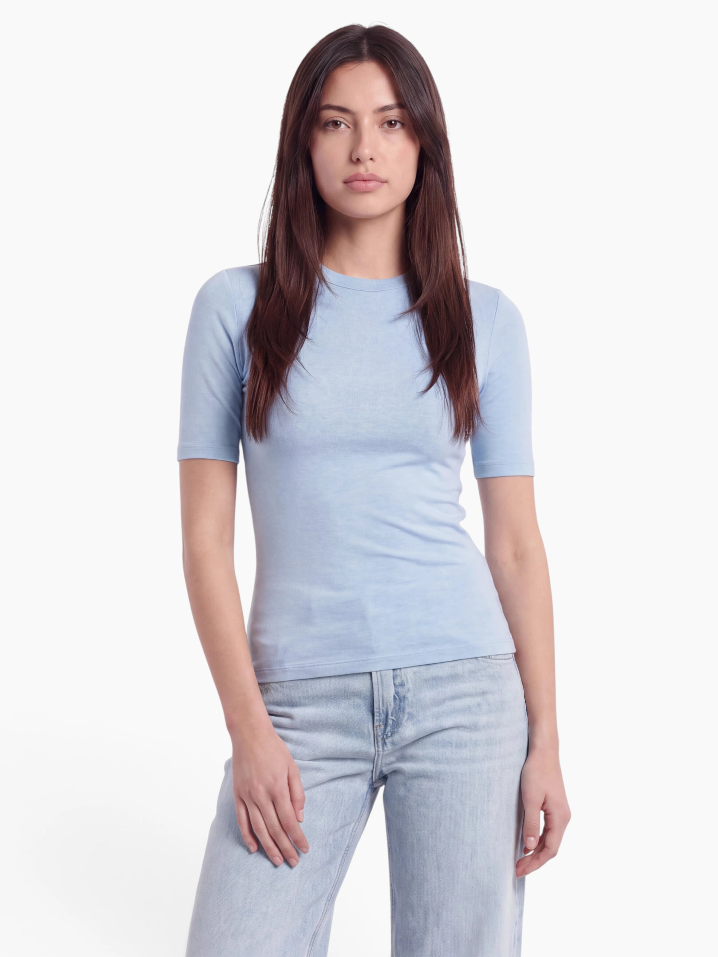 T-shirt 'SRRoman' Soft Rebels en bleu : devant