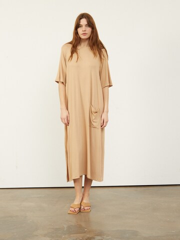 Robe 'Cenni' Aligne en beige : devant