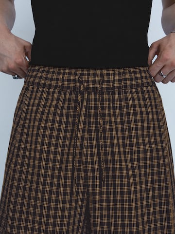 Bershka Baggy Bukser i sort