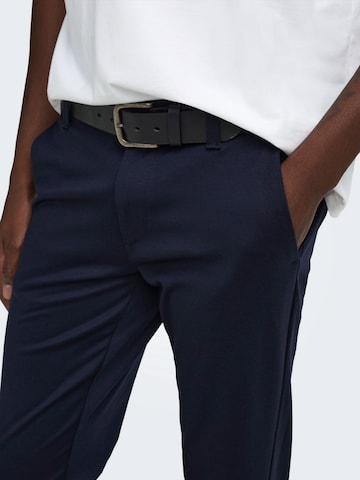 Only & Sons Слим фит Панталон Chino 'ONSTHOR' в синьо