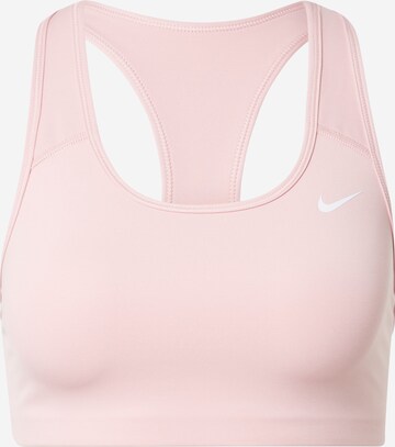 Reggiseno sportivo di NIKE in rosa: frontale