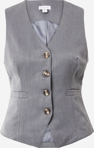 Warehouse Vesta k obleku – šedá: přední strana