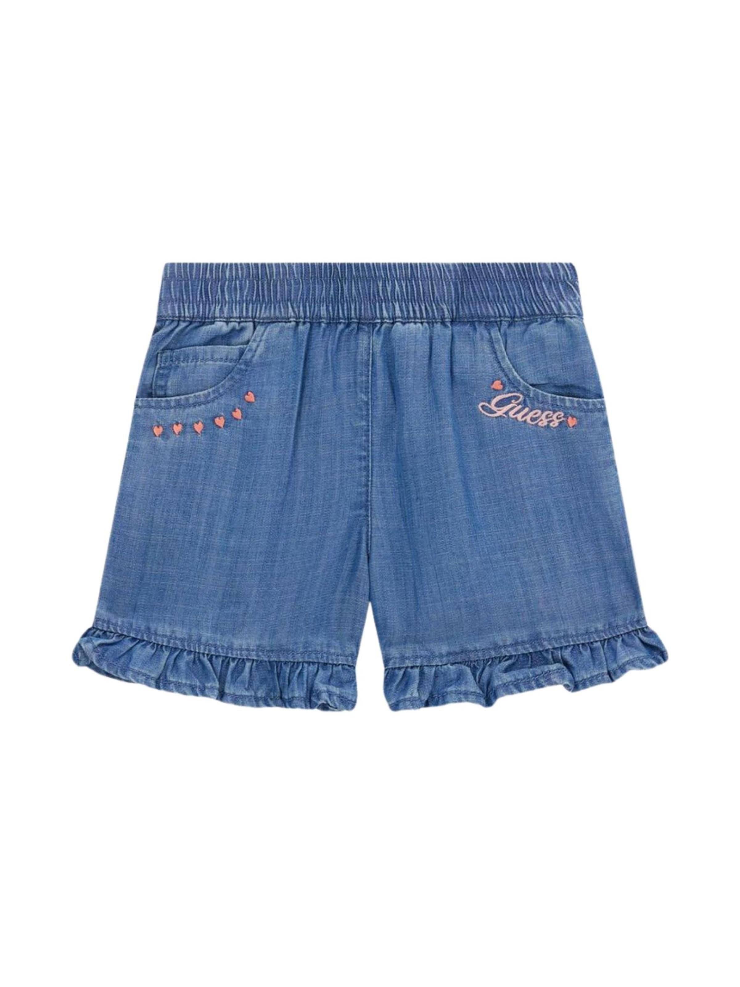 GUESS KIDS Regular Pants in Blue: front