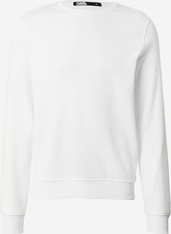 Karl Lagerfeld Collegepaita värissä valkoinen: etupuoli