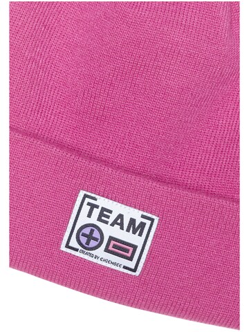 CHIEMSEE Beanie ' mit Umschlagbund ' in Pink
