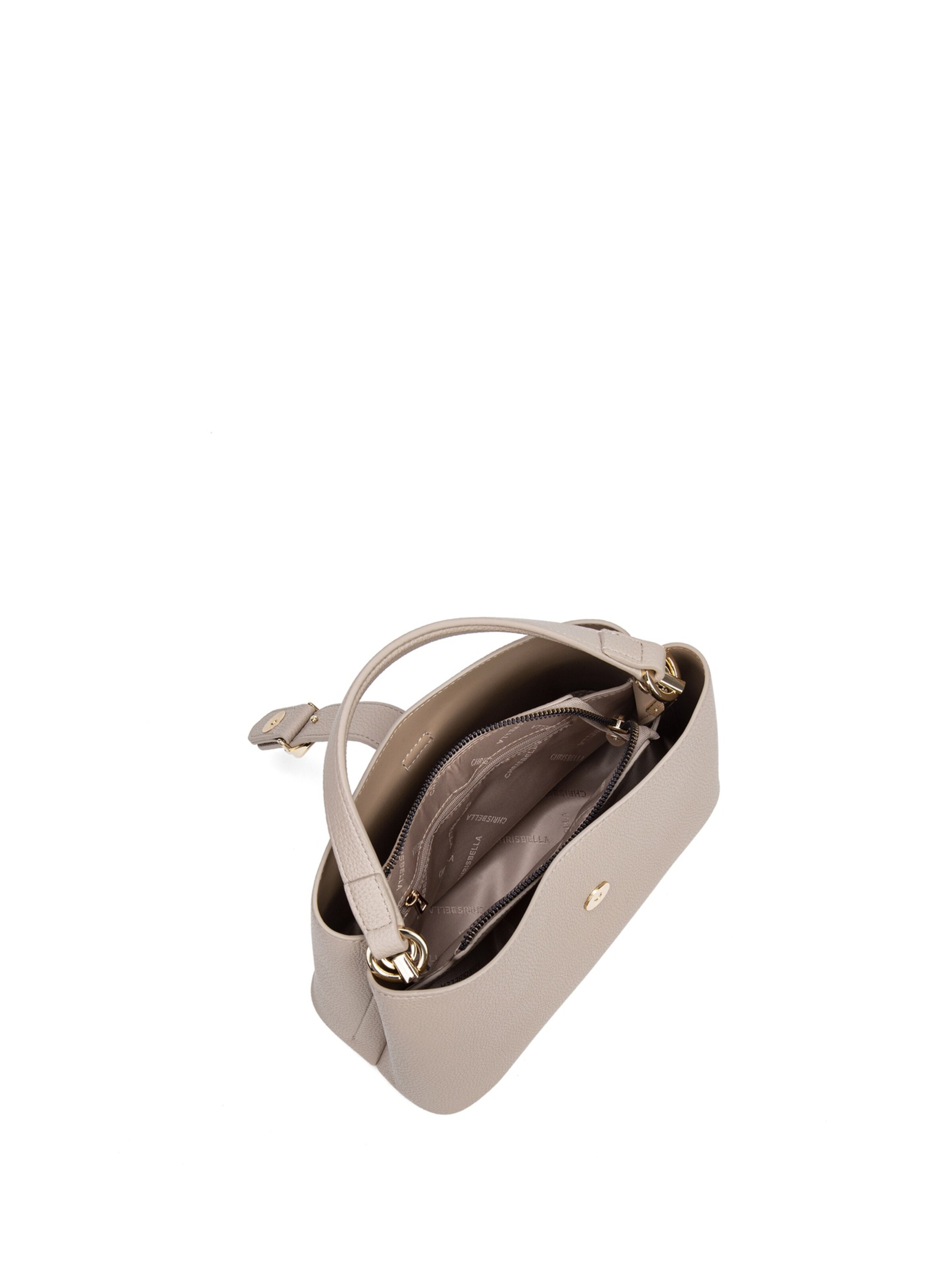 Chrisbella Handbag in Beige