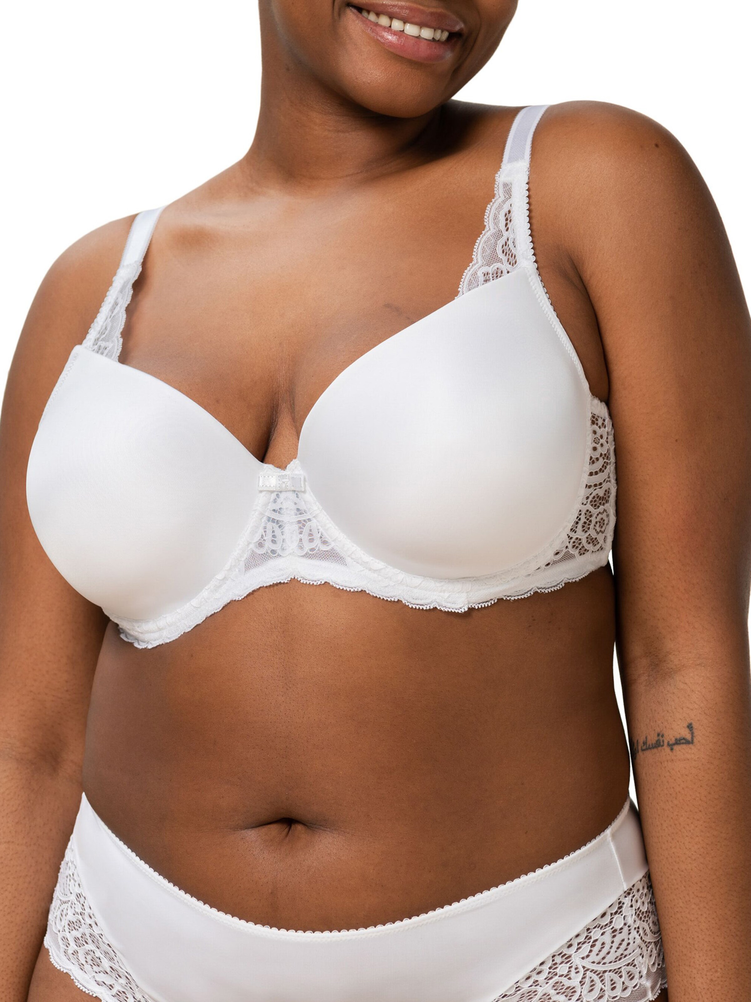 TRIUMPH Triangle Bra ' Amourette Spotlight ' in White: front