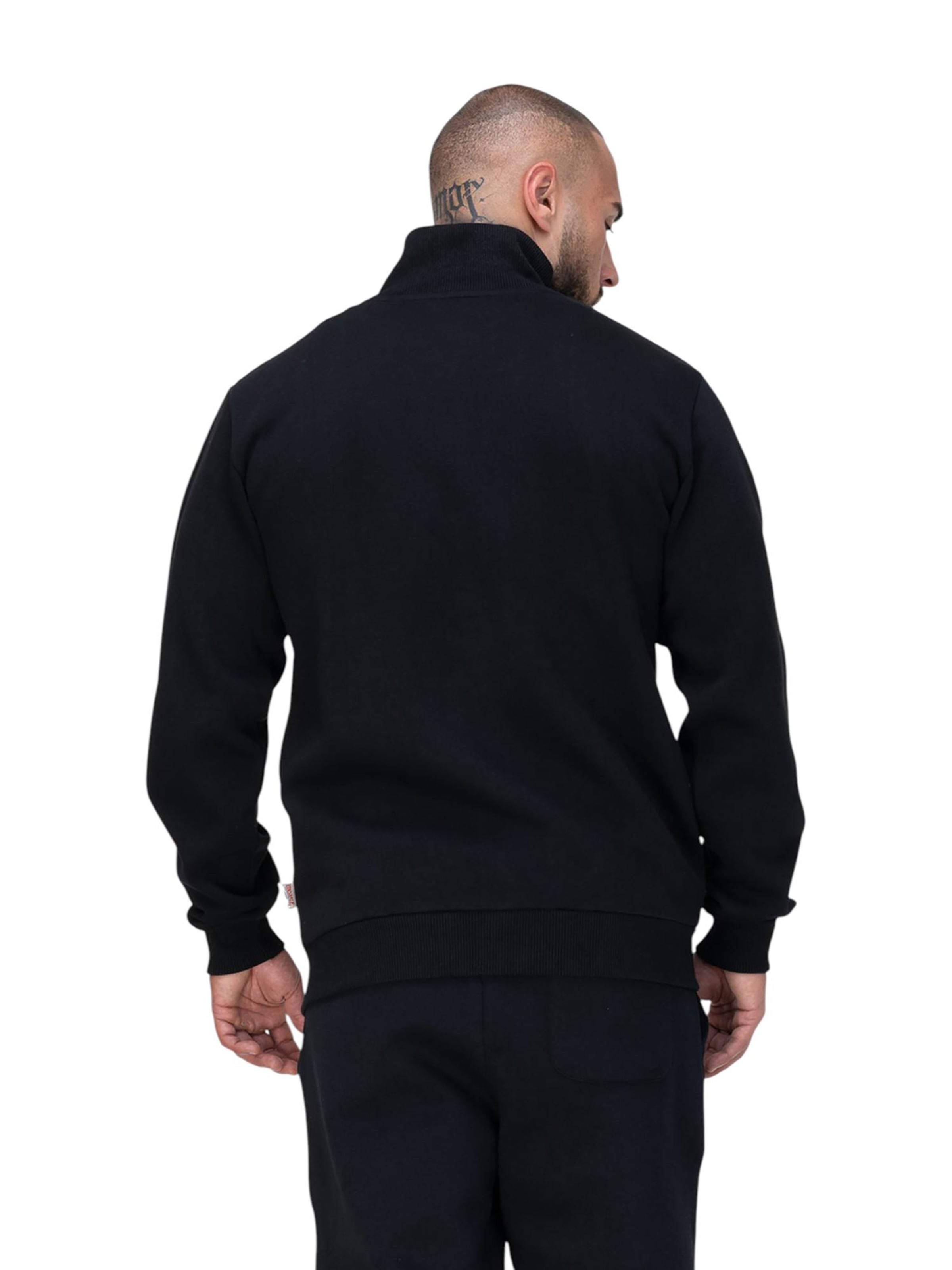 LONSDALE Tepláková bunda 'Blencarn' - Čierna