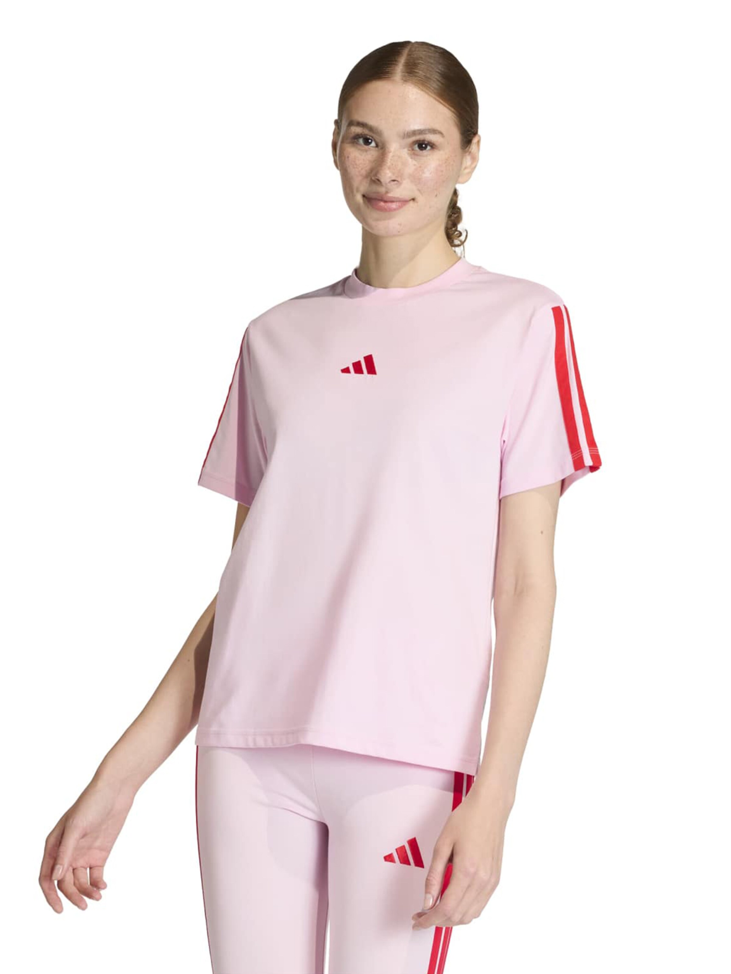 T-shirt fonctionnel ADIDAS SPORTSWEAR en rose : devant