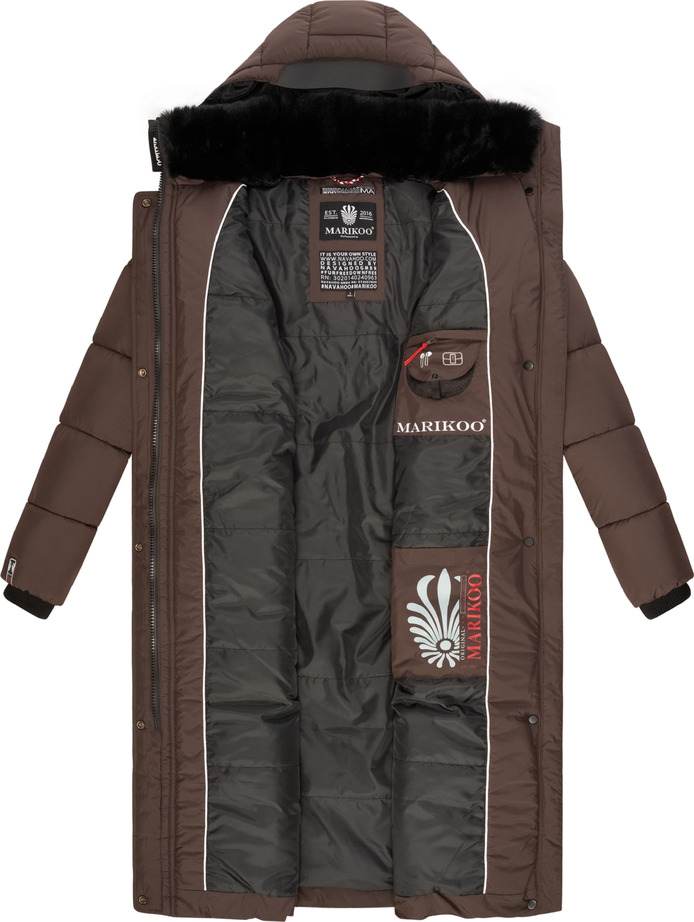 Manteau d’hiver MARIKOO en marron