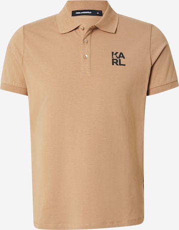 Karl Lagerfeld Shirt in Beige: voorkant