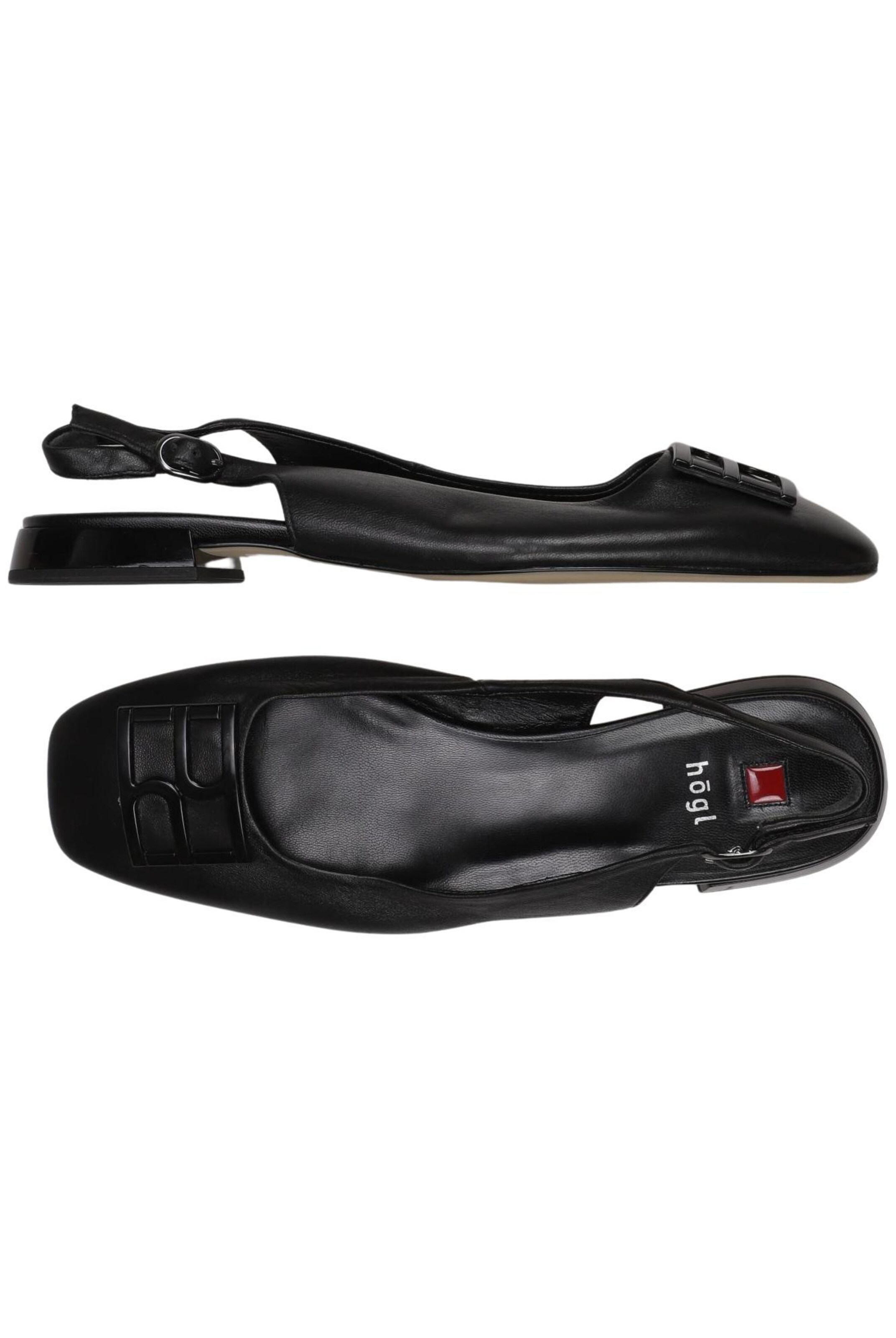 Högl Flats & Loafers in 38,5 in Black: front