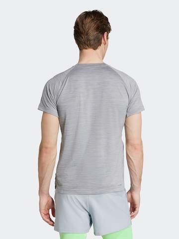 T-Shirt fonctionnel 'GYM+' ADIDAS PERFORMANCE en gris