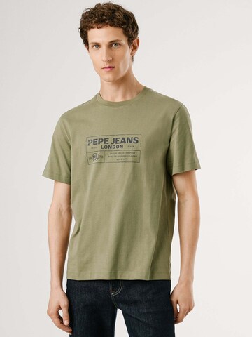 Pepe Jeans Shirt 'Tharky' in Groen: voorkant