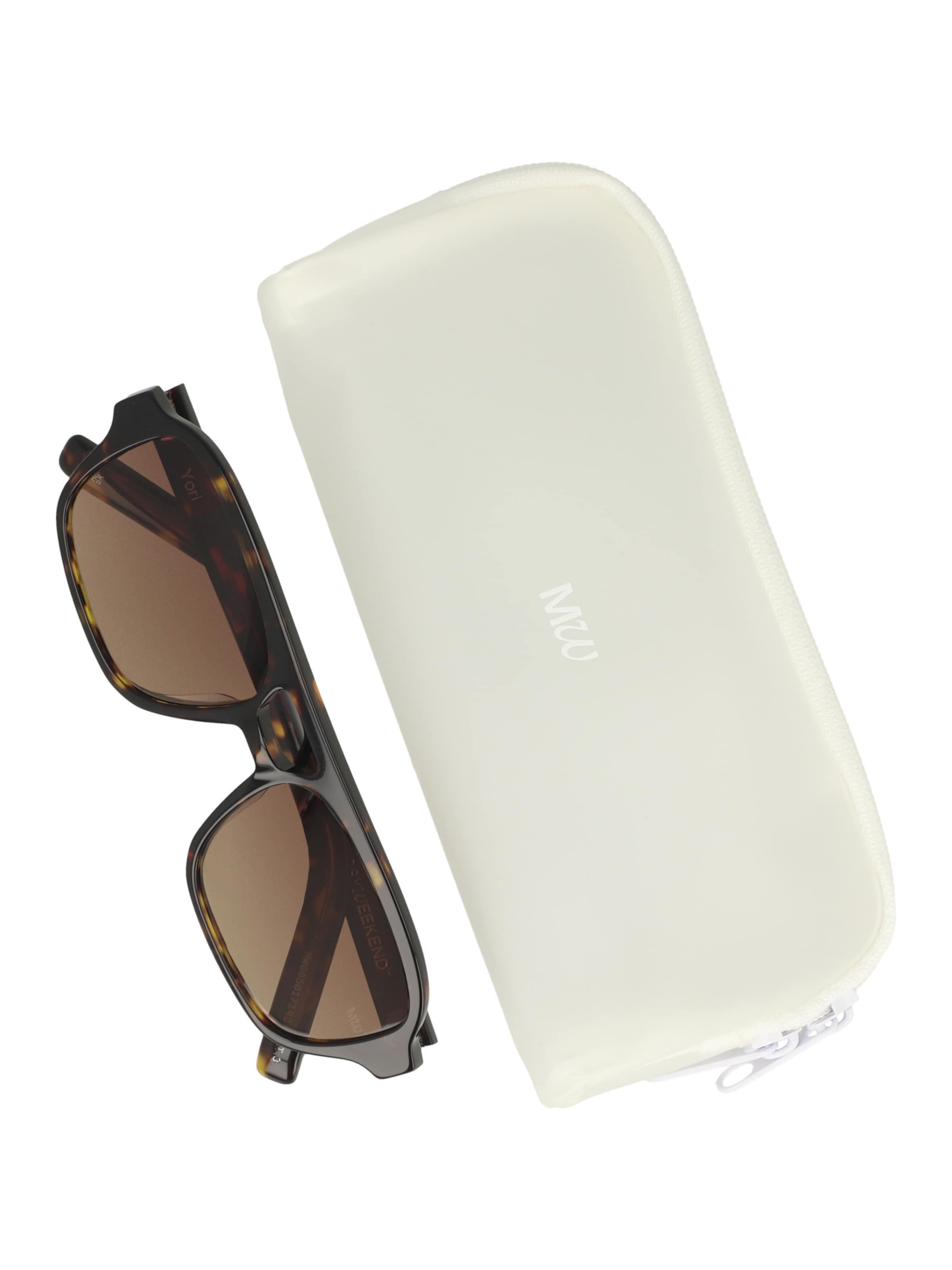 Lunettes de soleil MessyWeekend en marron