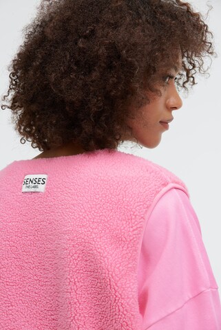SENSES.THE LABEL Knitted Vest in Pink