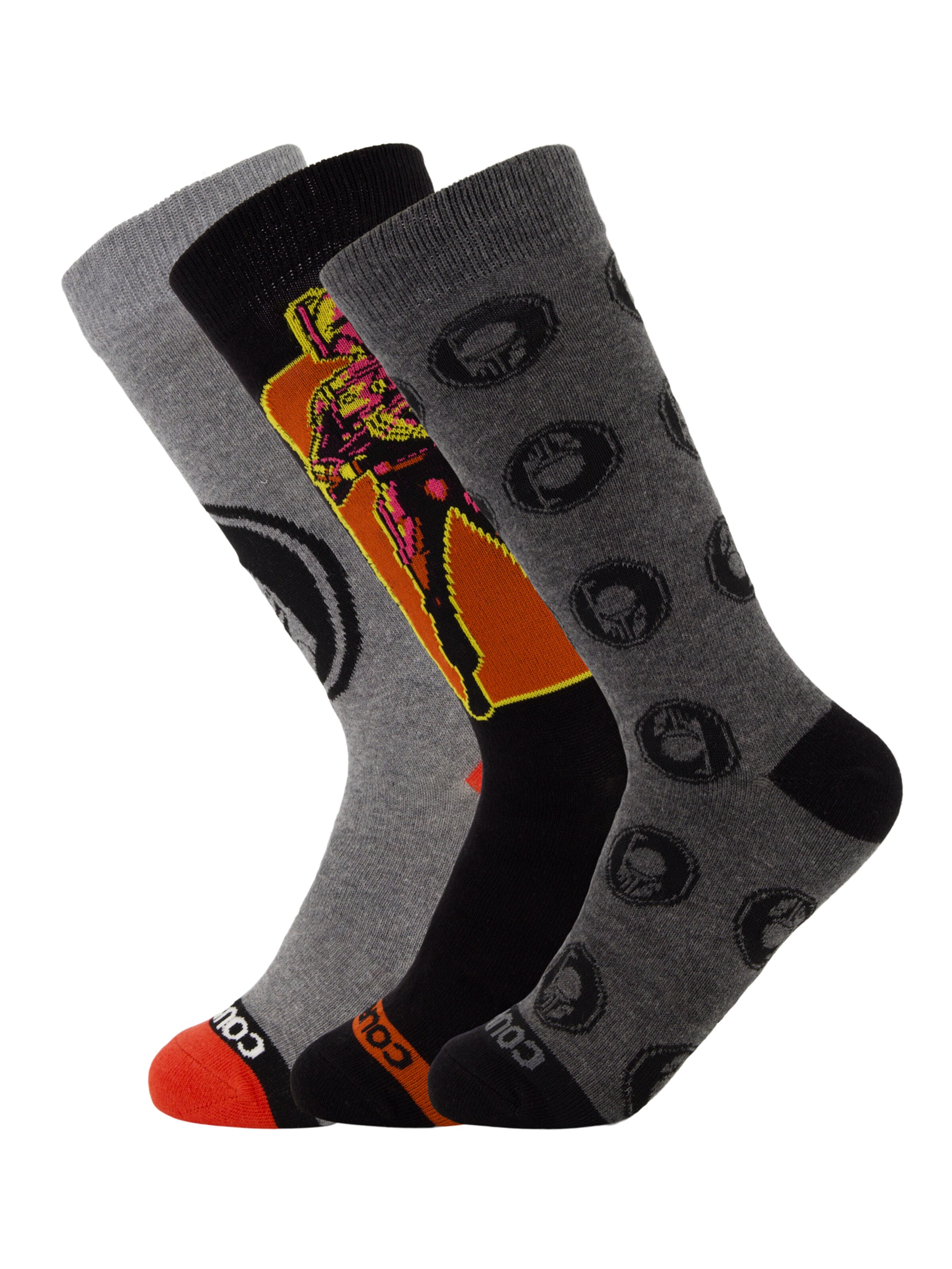 Chaussettes 'Star Wars' DISNEY en gris : devant