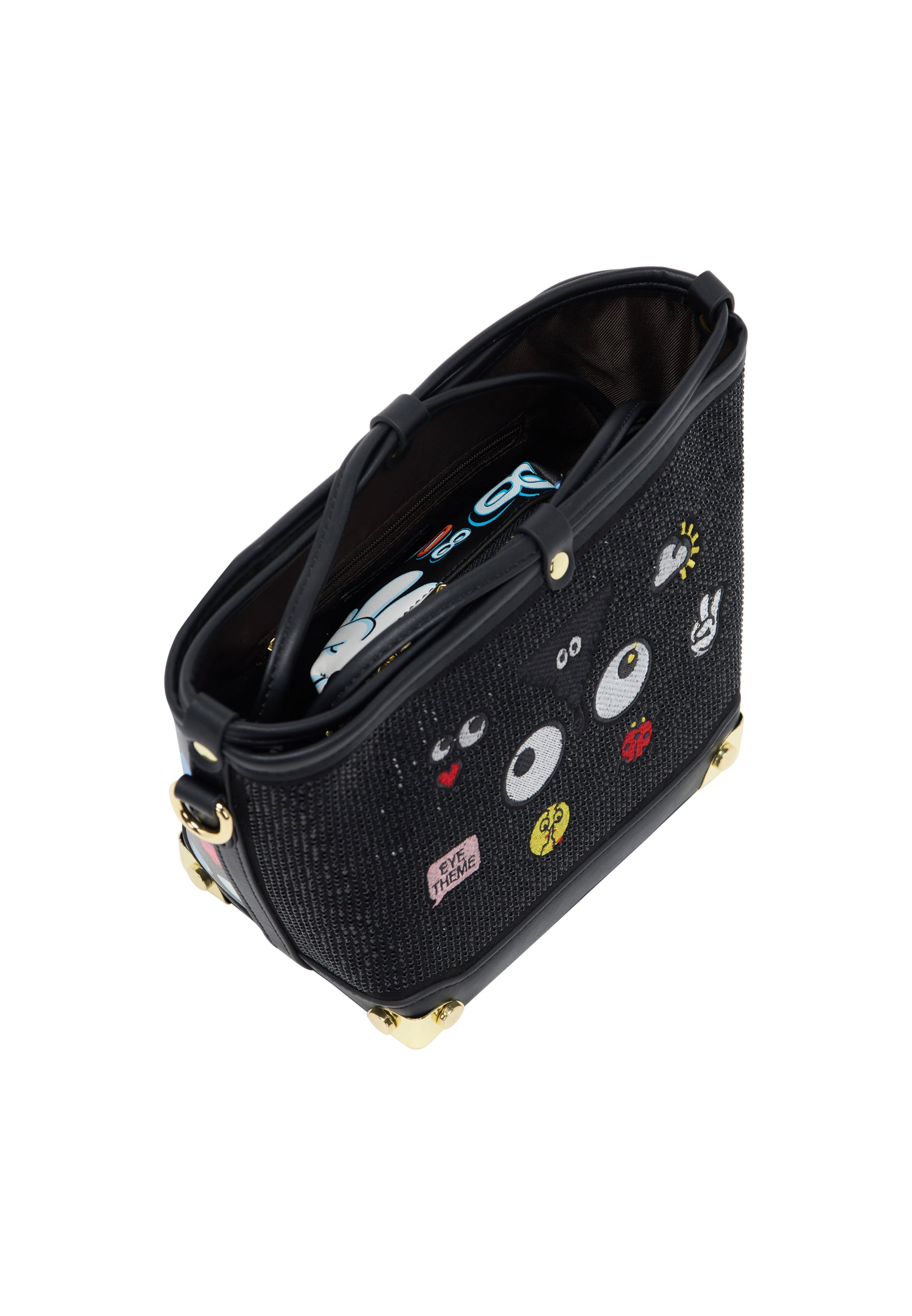 Sac bandoulière 'Pop Eyetheme' MYMO en noir