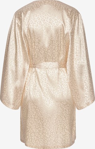 LASCANA Dressing Gown in Beige