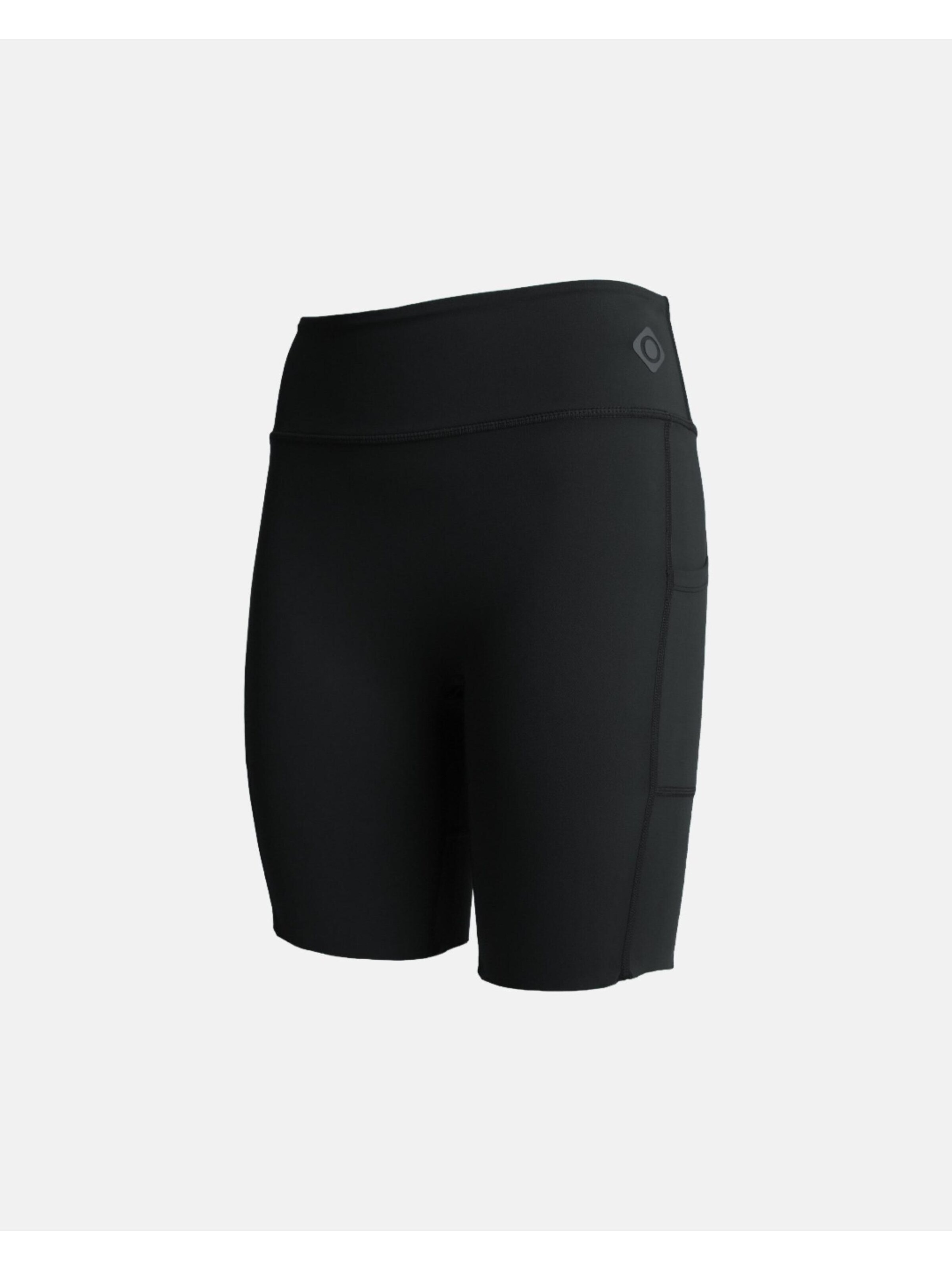 Leggings 'MALLAS CORTAS MADILL SHORT' di Izas in nero: frontale