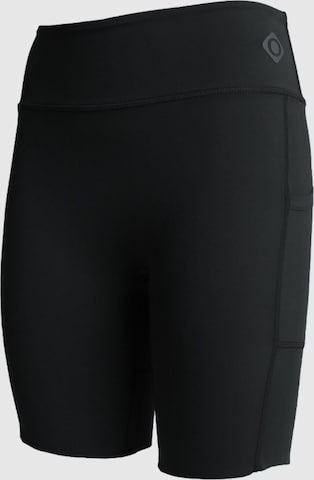 Leggings 'MALLAS CORTAS MADILL SHORT' di Izas in nero: frontale