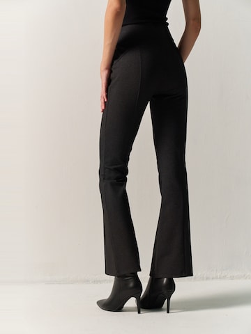 KOROSHI Bootcut Bukser i sort