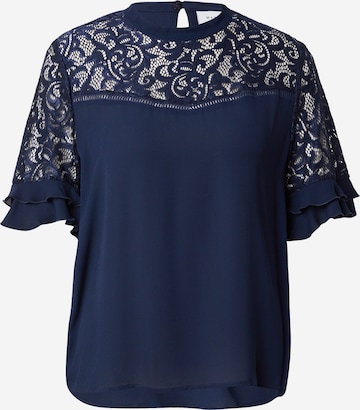 Chemisier 'VISHIMMER' VILA en bleu : devant