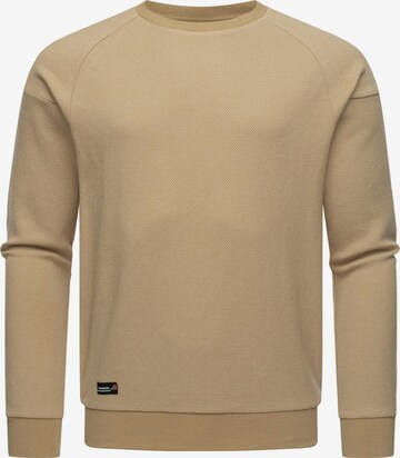 Ragwear Sweatshirt 'Doren' i beige: framsida