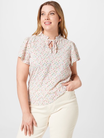 NÜMPH Blouse 'CALTUMINE' in Beige: front