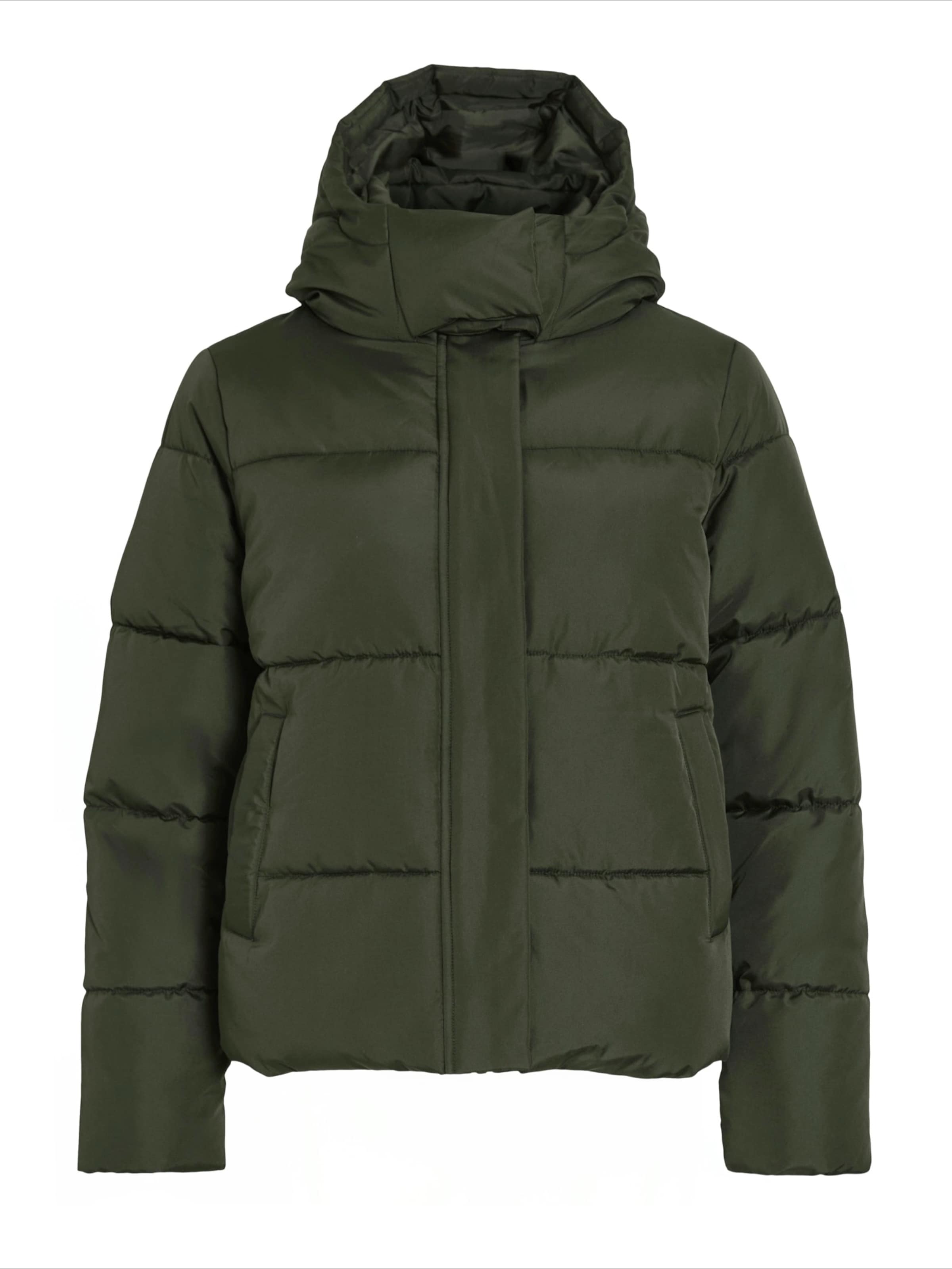VILA Winter Jacket 'Milja' in Green: front