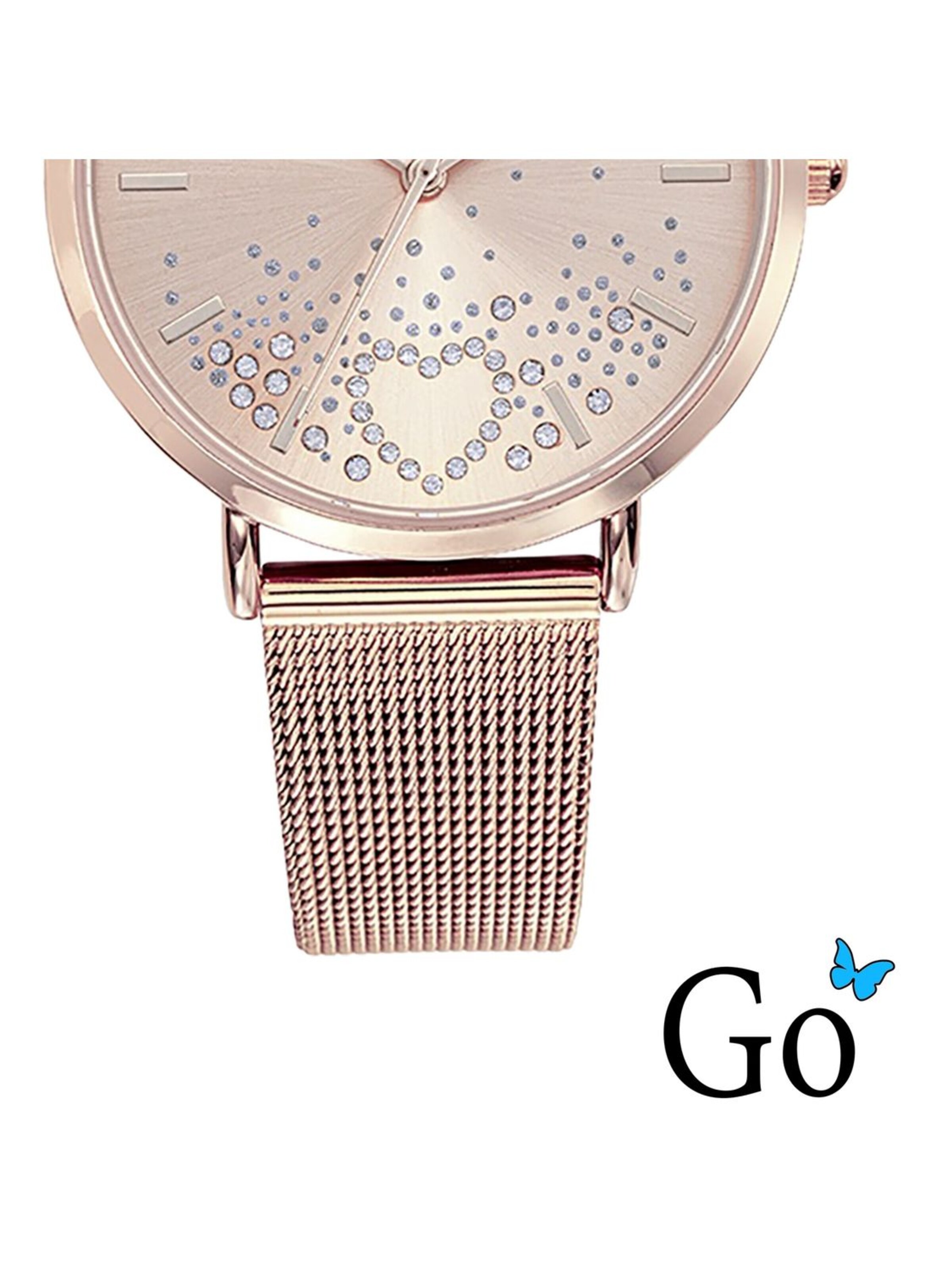 Montre à affichage analogique GO GirlOnly en or