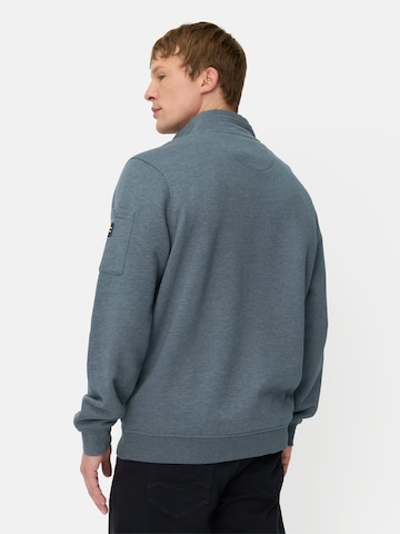 CAMEL ACTIVE Sweatshirt mit Troyerkragen in Blau