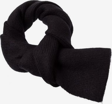 zero Scarf in Black: front