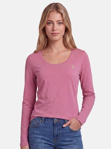 U.S. POLO ASSN. Shirt in Pink: front