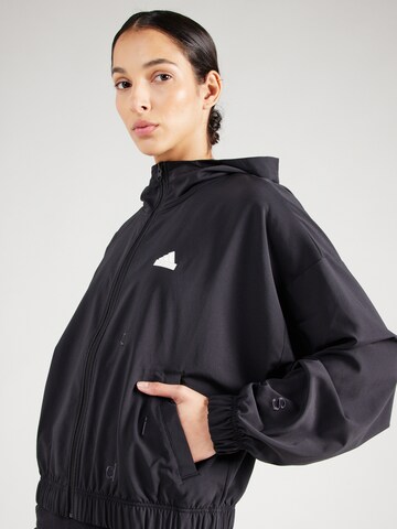 ADIDAS SPORTSWEAR Sportjacke 'BLUV' in Schwarz