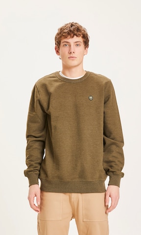 zaļš KnowledgeCotton Apparel Sportisks džemperis: no priekšpuses