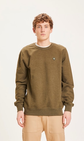 KnowledgeCotton Apparel Sweatshirt in Green: front