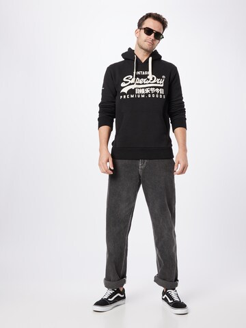 Superdry Sweatshirt in Schwarz