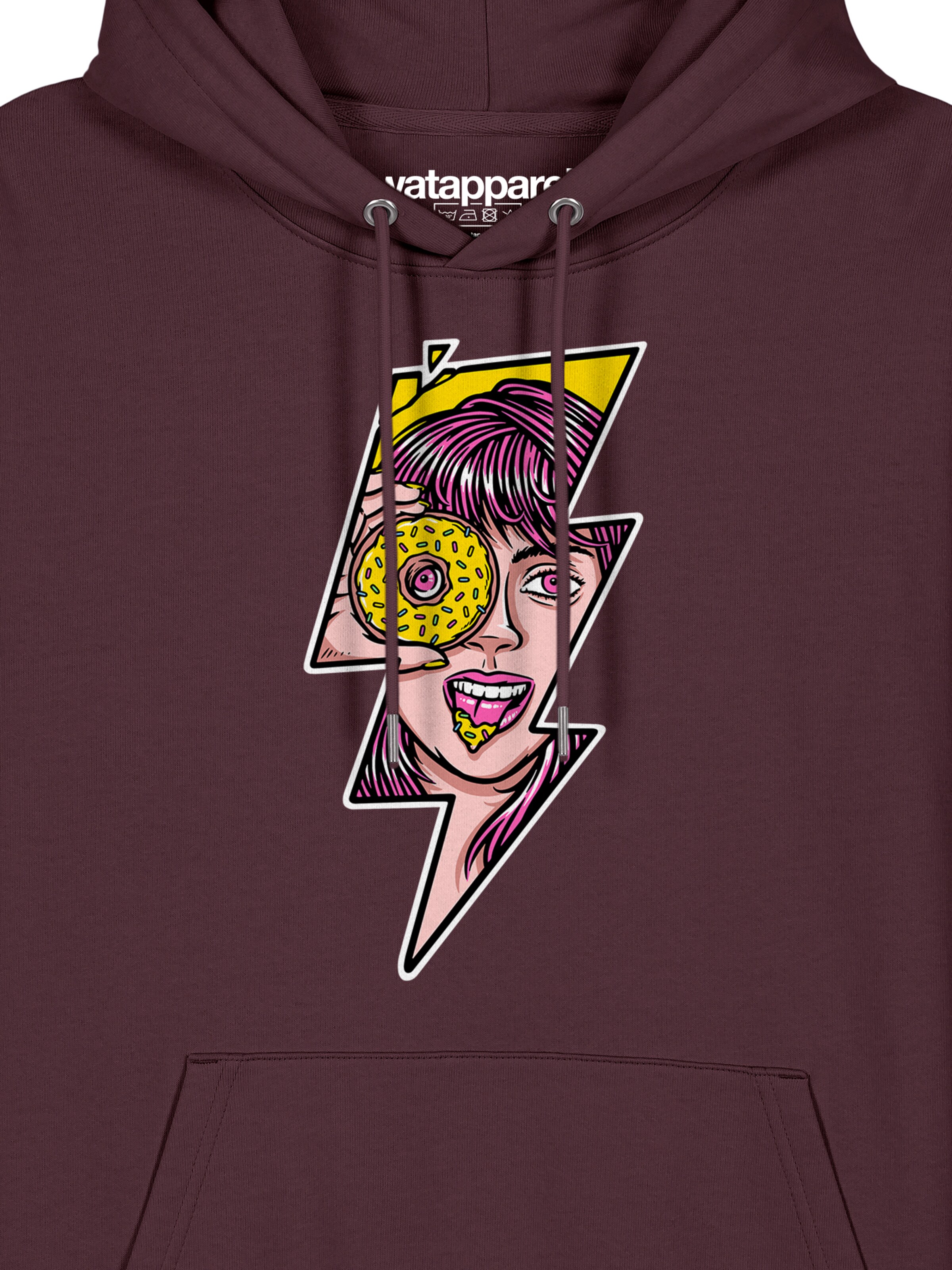 Sweat-shirt 'Donut' Watapparel en rouge