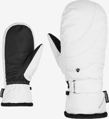 ZIENER Athletic Gloves 'KAHLIA PR MITTEN' in White: front