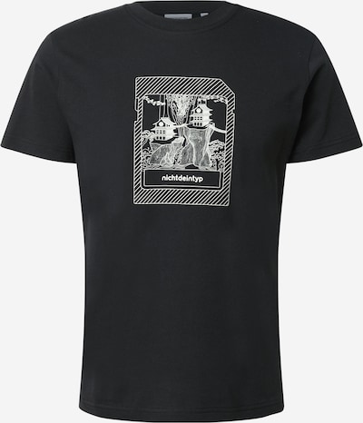 Tricou 'Vince' ABOUT YOU Limited pe gri închis / alb, Vizualizare produs