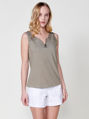 Top di KOROSHI in verde
