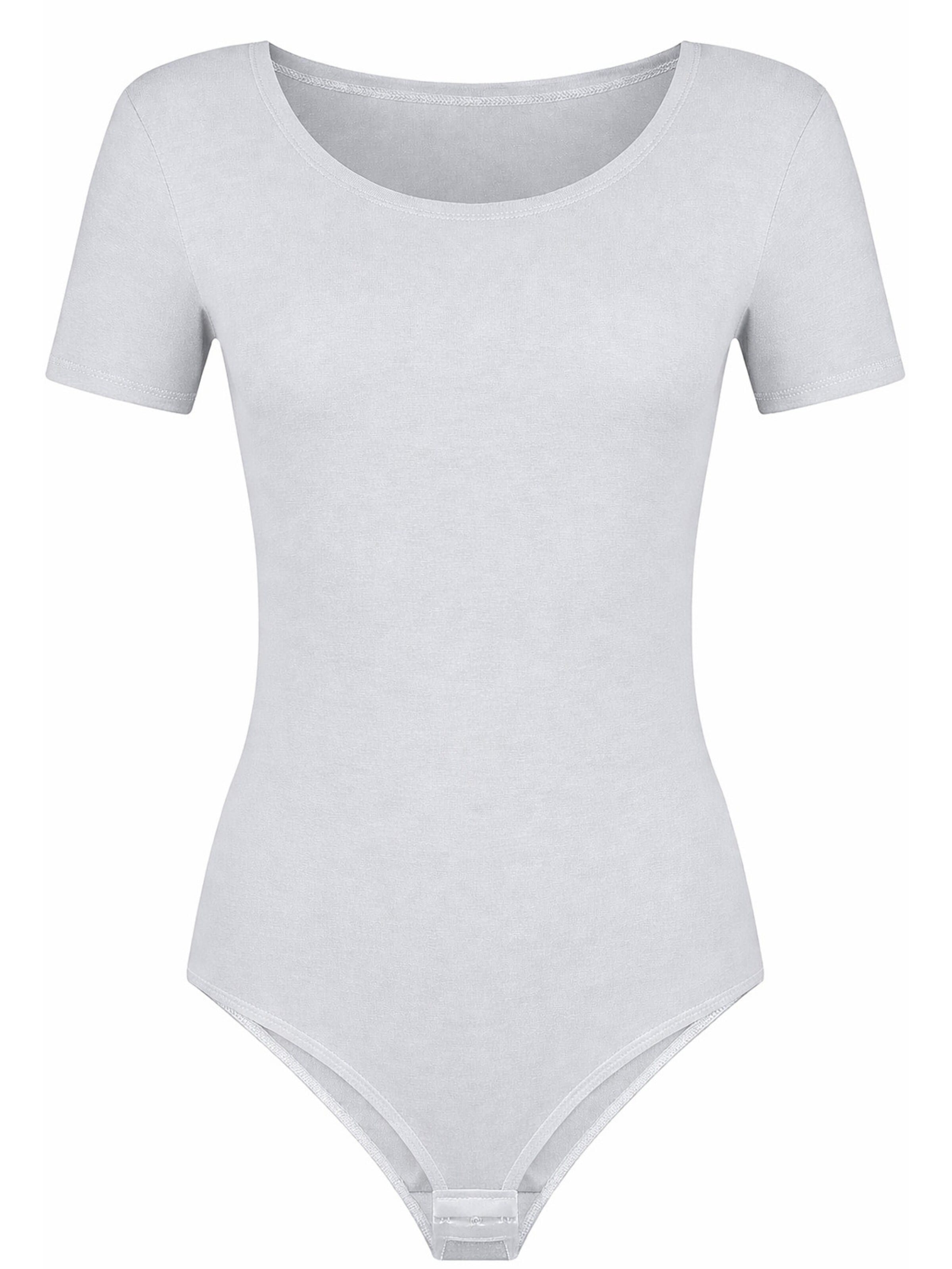Evoni Bodysuit in Grey: front