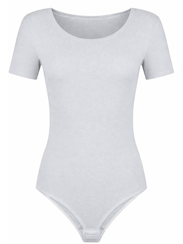 Evoni Bodysuit in Grey: front